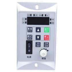 CHICIRIS Frequency Converter, Easy to Operate Low Voltage Accurate Silver Gray All-Aluminum Variable Frequency Drives, Fans String Devices for Mixers Pumps