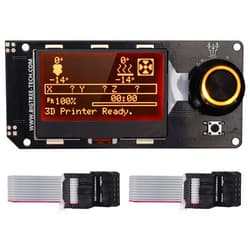 BIGTREETECH Mini12864 V2.0 LCD Graphic Smart Display Control Board with Adapter and Cable for Ender-3 VORON 2.4 Prusa-i3 3D Printer RAMPS 1.4 RepRap 3D Printer Mendel Prusa Arduino