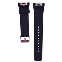 FitTurn 1PC Large Watch Band/Strap for Samsung Gear S2 Smartwatch Band Replacement Accessories with Metal Clasps Watch Strap/Wristband Silicone (Black)