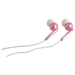 Scosche HP6P Universal Hi-Fi Ear Bud Headphones (Pink)