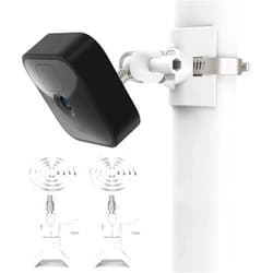 Lyeiaa Blink Camera Pole Mounting Bracket, Lyeiaa All-New Blink Outdoor Blink XT2 Wall Mount Bracket Holder, Applicable Pipe Diameter Size 1.18-7.87 inch (30mm-200mm) (2 Pack-White)