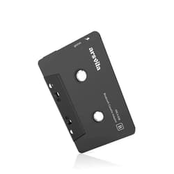 arsvita Car Audio Bluetooth Wireless Cassette Receiver, Tape Player Bluetooth 5.0 Cassette Aux Adapter, Black