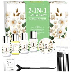 Vivandra 2-IN-1 Lash Lift & Brow Lamination Kit, DIY Home Kit for Naturally Fuller Brows & Lifted Lashes, Lasts Up to 6 Weeks with Proper Use, Easy-to-Follow Instructions Included