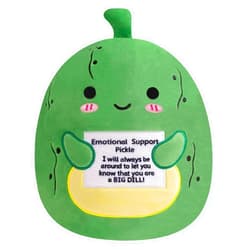 Finebee Pickle Plush, Cute Cucumber Pickle Stuffed Animal, Positive Plush Doll Funny Reduce Pressure Toy Cheer Up Gifts for Girls Boys Party Decor 10