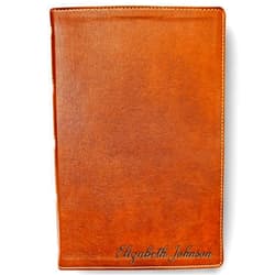 STARKENBURG COMPANY Personalized NKJV Bible with Name Engraved, Custom Engraved New King James Version, Wide-Margin Holy Bible, Christian Gifts Religious Gifts