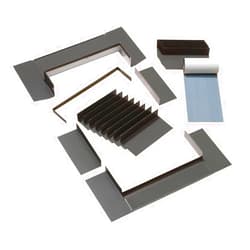 VELUX EDL C06 0000B Skylight Flashing, C01/C04/C06 Low-Profile Shingle Roof Flashing w/Adhesive Underlayment for Deck Mount Skylights