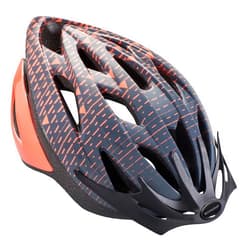 Schwinn Thrasher Helmet for Adults, Size 58-62 cm for Riders Ages 14+, Microshell, Adjustable Dial & Straps, Interior Padding, Air Vents, Lighted or Unlit, Visor, Adult Bike Helmet