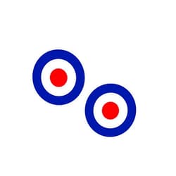UrBuyz Mod - Classic Roundel - Bullseye Archery Target Vinyl Waterproof Sticker Decal Car Laptop Wall Window Bumper