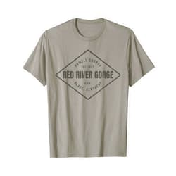 Red River Gorge RRG Kentucky Designs Red River Gorge Kentucky Souvenir Design T-Shirt