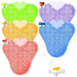 Tobeelec 10 Pcs Urinal Screen Deodorizer, Premium Anti-Splash Urinal Screen, Urinal Cakes Deodorizer Urinal Mats Screens Scented with Long-Lasting Fragrance for Men Toilet Bathroom Airport Office Mall Hotel