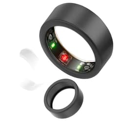 Holinduk Silicone Ring Cover Compatible with Oura Ring Protector, Elastic Case for Oura Ring Gen 3 Working Out - Ring Protector for Working Out 3PCS (Black*2 Transparent White*1, S for 678910)