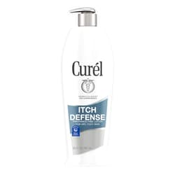 Curel Itch Defense Calming Body Lotion, Moisturizer for Dry, Itchy Skin, Body and Hand Lotion, with Advanced Ceramide Complex, Pro-Vitamin B5, Shea Butter, 20 Ounce, white