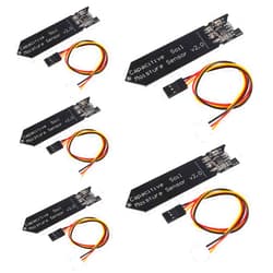 AITRIP 5 Pack Capacitive Soil Moisture Sensor Corrosion Resistant for Arduino Moisture Detection Garden Watering DIY Electronic for Arduino and Raspberry Pi