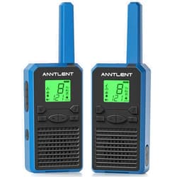 ANNTLENT Walkie Talkies Long Range for Adults and Kids | Rechargeable Waterproof Two-Way Radios with 1500mAh Large Capacity Battery and Earpiece | 22 Channels and 121 Privacy Codes (2 Pack)
