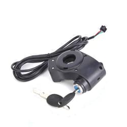 Joyzan E Bike Thumb Throttle LCD Display, Sensitive Electric Scooter Speed Control Switch EBike Power Battery Voltage Digital Accurate Monitoring Accelerator with Key Lock for Vehicle Ride Riding 5V to 99V