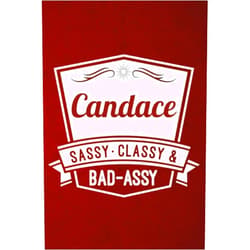 By Candace Press (Author) Candace: Sassy Classy & Bad-Assy Personalized Notebook and Journal