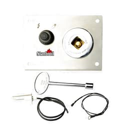 Stanbroil Fire Pit Gas Burner Spark Ignition Kit – Including Push Button Igniter Gas Shut-Off Valve with Key