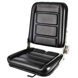 DIYAREA Universal Forklift seat Tractor Seat PVC Mower Seat Excavator Seat with 45º-180º Adjustable Backrest for Heavy Duty Vehicles