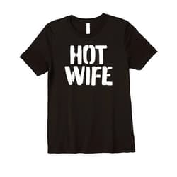 Lewd Linda Womens Punk HotWife Hot Wife ENM Swinger Premium T-Shirt