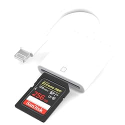 Esbeecables (Apple MFi Certified) Lightning to SD Card Camera Reader,esbeecables SD Card Reader for iPhone,Trail Camera Viewer SD Memory Card Reader Adapter for iPhone 14/13/12/11/XS/XR/X/8/7/iPad,Plug and Play
