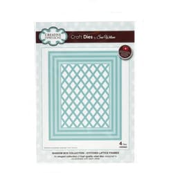 Creative Expressions Sue Wilson Dies-Shadow Boxes-Stitched Lattice Frames