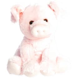 Aurora® Cuddly Pig Stuffed Animal - Cozy Comfort - Endless Snuggles - Pink 14 Inches