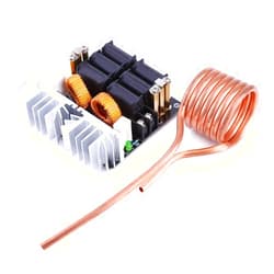 Akozon ZVS Driver 1000W ZVS Induction Heating Module Low Voltage Induction Heating Board Module Tesla Coil Heating Power Supply Module 12V-48V Flyback Driver Heater DIY