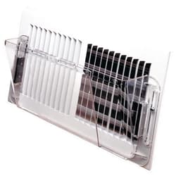 Deflecto Air Deflector for Sidewall Register, Adjustable from 10” to 16” Wide, Clear (51)