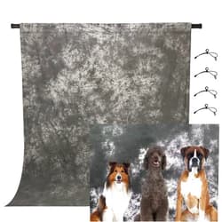 KUKUSOUL 10x17ft Abstract photography Backdrops Vintage Backdrops Grey Photo Backdrop for Studio Booth Props Portrait Backgound KUZR063D