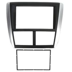 AOWINHIT 2DIN Car Dash Radio Panel Frame, DVD Navigation Trim Replacement for Subaru Impreza, Stereo Bezel Trim Dash Panel, ABS Dashboard Radio Fascia, GPS Navigation Trim
