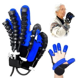 Torktak Hand Rehabilitation Equipment, Therapy Gloves for Stroke Hand Recovery Device, Robotic Rehab Glove for Finger Training, Adjustable Strength Hands Exerciser