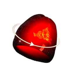 ARRIS Heated Beanie Hat with 3 Heating, Soft Knit Electric WinteHat for Skiing Hunting
