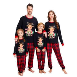 IPajamas Family Christmas Matching Pajamas Set Christmas Pajamas for Family Christmas PJS Xmas Matching Family Pajamas(NCV18-Women, X-Large)