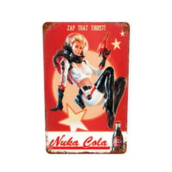 Generic Fallout Vintage Tin Sign - Nuka Cola - Retro Metal Signs Poster Iron Painting Plaque Wall Decor for Bar Cafe Home And Bedroom Decor Posters For Room Aesthetic 11.8