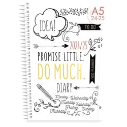 Burde Doodle Academic Planner 2024-2025 | July 2024 - August 2025 | Weekly & Monthly Planner | Space for Creativity & Coloring | Planner stickers included | 120gsm paper