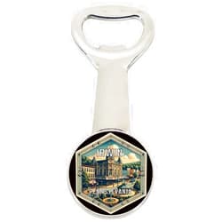 R and R Imports Irwin Pennsylvania Travel Destination Souvenir Magnetic Bottle Opener