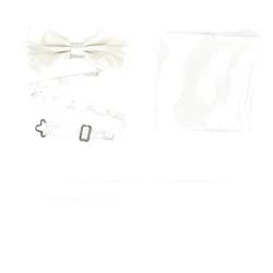 ZUKIY Men's Formal Cummerbund, Bow Tie, and Pocket Square Set