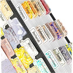 GBYMIUY Bible Tabs, 80 Laminated Bible Book Tabs, Bible Journaling Supplies, Bible Tabs for Women & Men Study Bible, Personalized Bible Index Tabs, Quick Reference, Easy to Read (Classical)