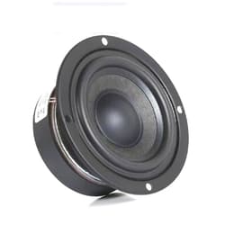 Granvela 20W 3-inch 4-Ohm Full Range Bookshelf Speakers Pair of Flax-Fiber Cone for DIY High Performance Home Audio Woofer Multimedia Speakers