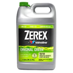 Zerex Original Green Low Silicate 50/50 Prediluted Ready-to-Use Antifreeze/Coolant 1 GA