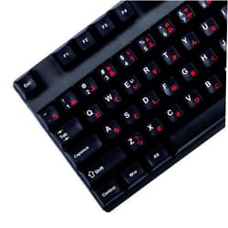 YMDK 130 Key DSA Laser Custom Keycaps Japanese Thick PBT 104 87 61 YMD96 KBD75 FC980M Tada68 Keycap for MX Mechanical Keyboard (Red)