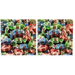 YANKEETRADERS Sour Fruit Chews Assorted Flavors, 2 Pounds Bulk (Pack of 2)