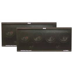 Pyle 6 Way Car Stereo Speaker-Dual 200 Watt High Powered Loud Sound Speakers System with 60mm Piezo Midrange,40mm Audio Tweeter,4 Ohm,2.5 kHz-20 kHz-Wire,Sun Visor Mount Strap-Pyle PLTWVS(Pair),Black