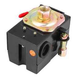Akozon Air Compressor Pressure Switch, 135-175PSI Single Port Heavy Duty Pump Pressure Switch, 240V 26 Amp Replacement Control for Air Compressor, Air Pressure Switch, Air-Pump Pressure Switch