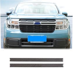 Aunginsy Car Front Bumper Grille Cover Compatible with Ford Maverick 2022-2024 Truck Front Grille Inserts Trim Cover Car Front Face Badge Side Strip Front Grill Clip-in Grille Guard Cover Accessories