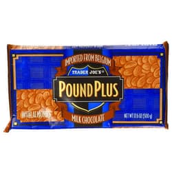 Trader Joes Pound Plus Milk Chocolate with Almonds 17.6 oz.