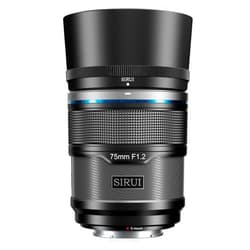 SIRUI Sniper 75mm Autofocus Lens, F1.2 Telephoto APS-C Camera Lens for A5 A6 A7 FX A9 ZV-E Series (E Mount, Black)