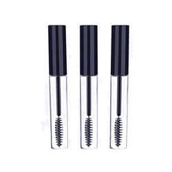 Sinen 3pcs 10ml Empty Mascara Tube Wand Eyelash Cream Container Bottle with 3 Rubber Inserts 3 Funnels 3 Transfer Pipettes