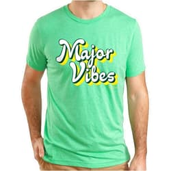 SwingJuice Golf T-Shirt Major Vibes Crew Neck Short Sleeve Funny Golf Shirt for Men and Women