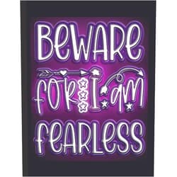 Birdie Mae Prayer Notebook For Women: Beware For I Am Fearless Journal Book For Women Of Faith And Blessings